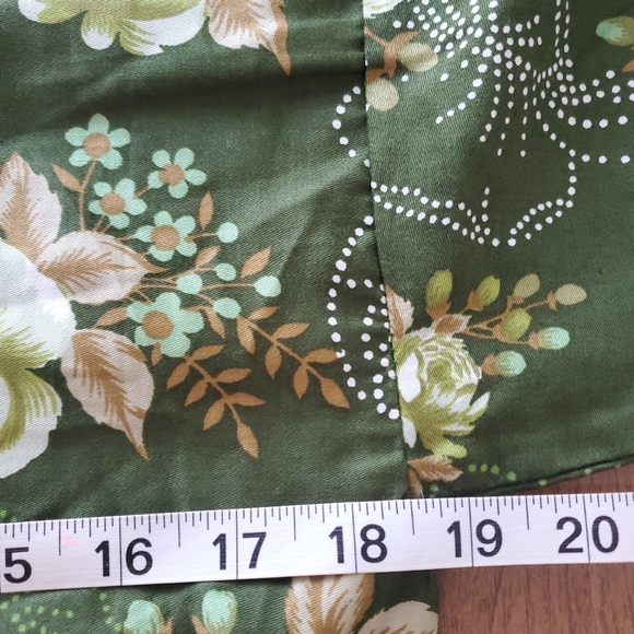 Vintage Design House Apron Oshare Kappogi Floral Cottagecore Retro Fall 60s 70s - Picture 4 of 11